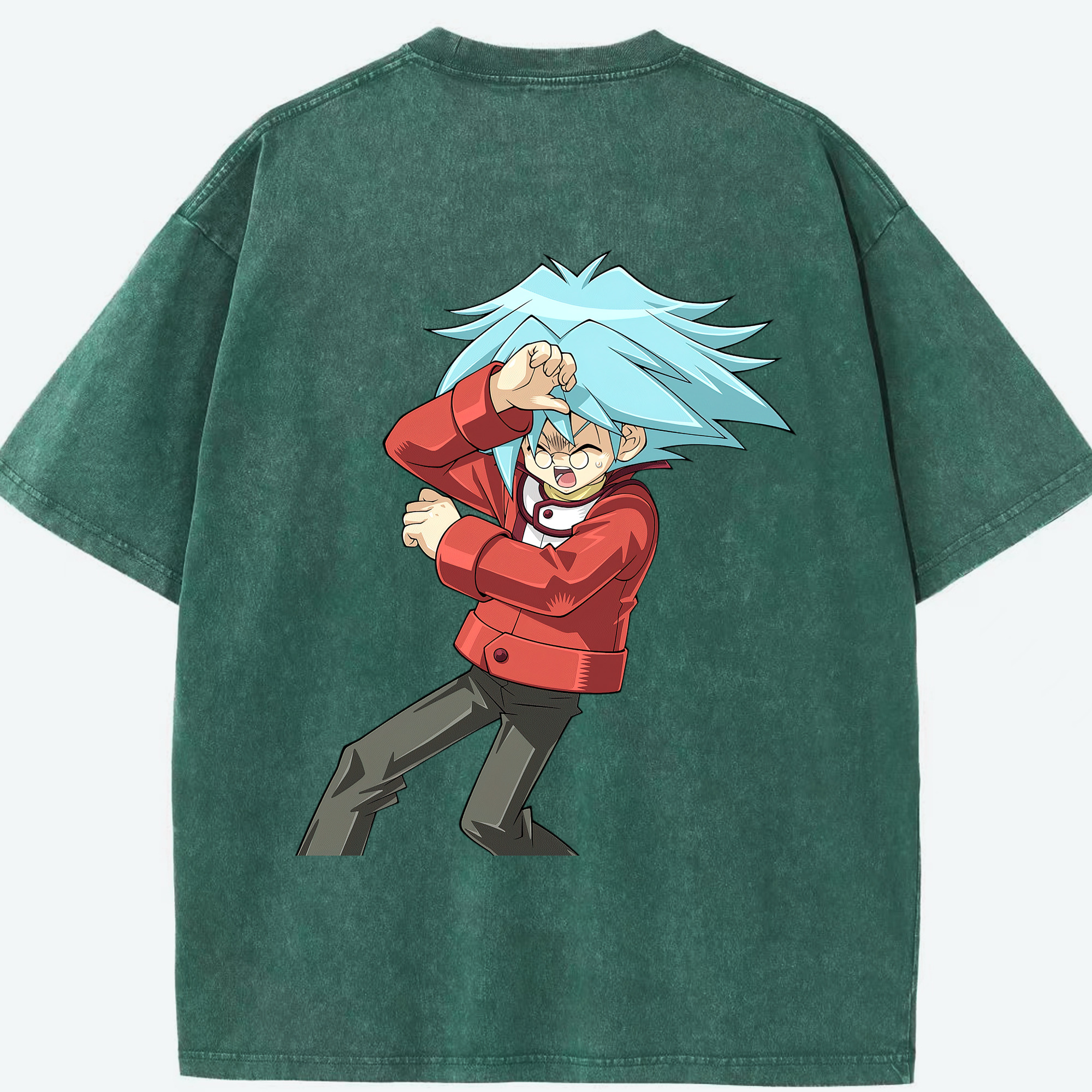 （画像用） 遊☆戯☆王 Yu-Gi-Oh! 綿100% ヴィンテージ風 半袖Tシャツ（背面プリント）